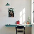 thumbnail image 2 of ZHONGYUTONG African American Canvas Wall Art Black Woman Flower Head Pictures Abstract Black Girl Painting for Living Room Decor Framed (16.00" x 24.00"), 2 of 5