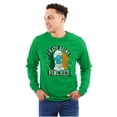 thumbnail image 3 of Smurfs Hate Being Pinched St Paddy Long Sleeve TShirt Men Women Brisco Brands S, 3 of 6