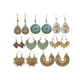 thumbnail image 1 of 16 Pcs Bohemios Pendientes Vintage Pendientes Largos Cortos, 1 of 4