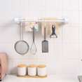 thumbnail image 3 of Yuarrent Toallero montado en la pared para colgar en el baño, toallas de ducha, soporte de almacenamiento, barra para el hogar, oficina, Hotel, Juegos de accesorios de baño Azul, 3 of 6