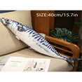 thumbnail image 4 of Dosaele 1pc 40cm/15.7in Simulation Fish Plush Toy Pillow Decoration Soft Fish-Shaped Pillow Cushion Creative Gift For Home Decor, 4 of 7