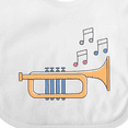 thumbnail image 4 of Inktastic Trumpet Marching Band Musician Boys or Girls Baby Bib, 4 of 4