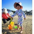 thumbnail image 5 of weVSwe Toddler Swimwear, 0-3 Years, UPF 50+ Sun Protection, Zipper Closure, Ocean Scale Pattern, Ideal for Swimming & Beach Activities, 5 of 8