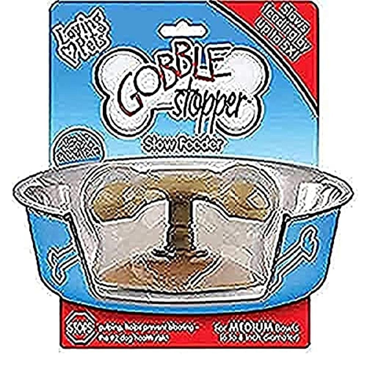 Loving Pets Gobble Stopper Slow Pet Feeding Supplies for Dogs, Medium (Pack of 1) (7310)