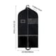 thumbnail image 3 of Funda para trajes de tela no tejida con bolsillo de malla: resistente a la suciedad y a la humedad, ideal para guardar ropa durante los viajes, como funda colgante para organizar el armario y, 3 of 6