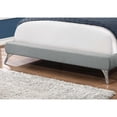 thumbnail image 4 of 70.25" x 87.25" x 47.25" Grey Foam Solid Wood Linen Queen Size Bed, 4 of 4