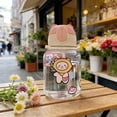 thumbnail image 2 of Yunuuuoa Bear Water Bottle with Straw Leakproof Portable Tumbler Cup for Adults Travel Office Use Insulated Drinkware with Handle 600ml, 2 of 5