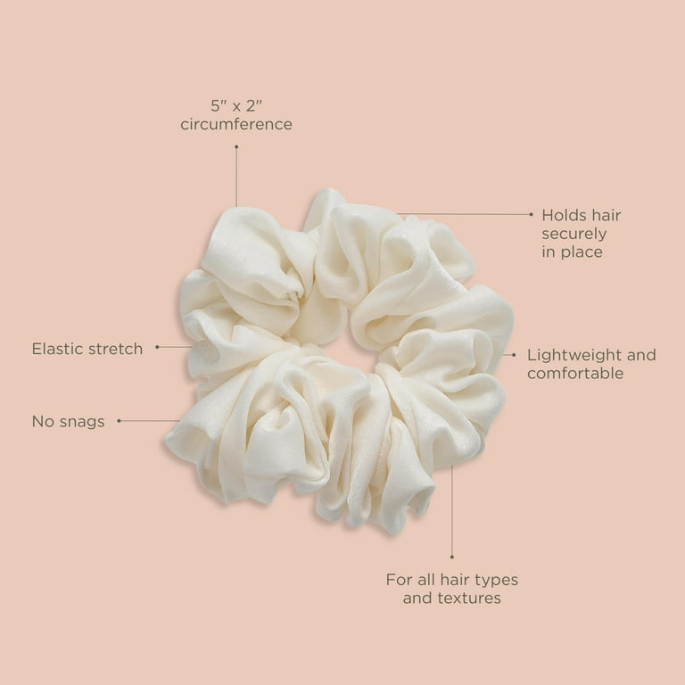 Scrunchies by Edgel Marco - Scrunchie Set 3Giant + 1 LV Reg. + 1 Small  Velvet White FOR ONLY Php220 😍😍😍