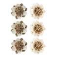 thumbnail image 4 of MasteelfCA 6pcs Vintage Handmade DIY Burlap Linen Rope Flowers Wedding Decor Crafts, 4 of 7