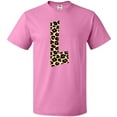thumbnail image 3 of Inktastic Leopard Print Letter L T-Shirt, 3 of 5