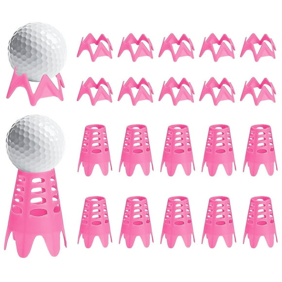 Plastic Golf Tees,20pcs Golf Simulator Tees For Home,outdoor Golf Tees Simulator Practice Training,golf Mat Tees For Winter Turf And Driving Range