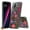Red Blooms Blossom, variant on Xpression Phone Case For Motorola Moto G 5G 2026 / Moto G Play 2026 Floral Pattern Hybrid Transparent TPU Silicone, Shock Absorption Bumper, Hard Back Slim Cover, Pink Roses Flower