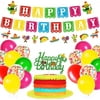 Mexican Themed Birthday Party Supplies, Fiesta Birthday Banner and Cake Topper, Taco Party Decorations For Kids Birthday Party Set