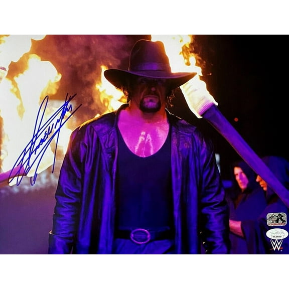 Undertaker Signed Autographed 11x14 Photo JSA Authenticated #12