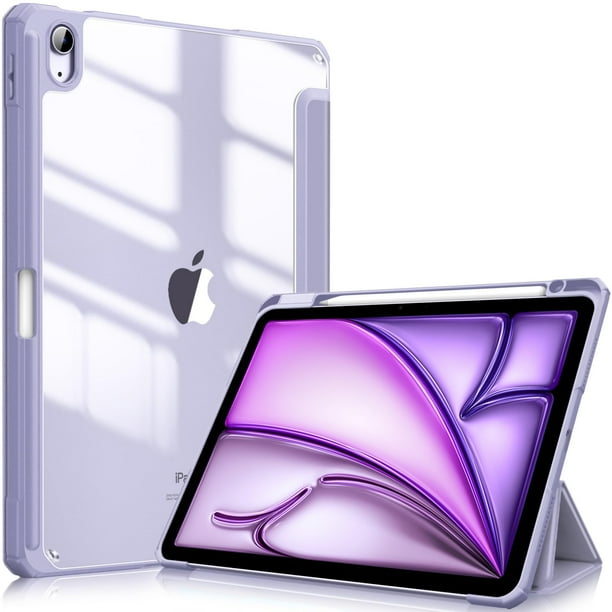 Funda Fintie Hybrid Slim para iPad Air de 11 pulgadas M2 (2024), color morado