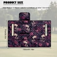 thumbnail image 7 of SEANATIVE Universal Golf Cart Seat Covers Towel Blanket, Portable UV Resistant Club Car Accessories with 4 Storage Pockets, Compatible with 2-Person Golf Carts, Skull Rose Butterfly Pattern, 7 of 7