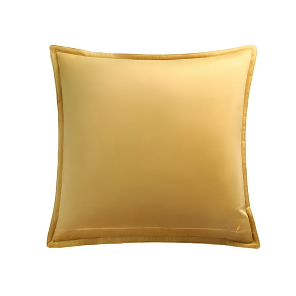 AUQ 18"x18" Decorative Velvet Throw Pillow Covers Soft Square Cushion Cover 1Pcs Gold