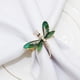 thumbnail image 4 of unbranded 2Ud Para Servilletas Con De En Aleación Verde De, 4 of 8