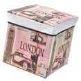 thumbnail image 1 of Almacenamiento Plegable Ottonmans Box Chest Seat Taburete Para Comida Big Ben Sunnimix Cubo de almacenamiento plegable, 1 of 8