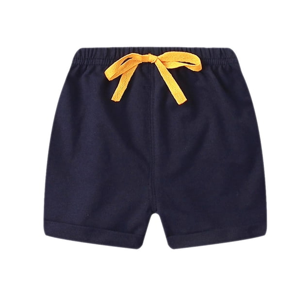 Baby Boy Shorts Set Summer Solid Casual Sports Shorts con Cordón para Niños Baby Girl Shorts