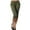 Army Green, variant on Generic Women's High Waisted Casual Ripped Skinny Slim Fit Stretch Denim Capri Jeans