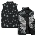 thumbnail image 4 of 2024 Chaquetas para hombre Chaleco térmico de algodón de invierno para hombre Camiseta sin mangas con estampado de mariposas súper genial Chaleco cortavientos para hombre Chalecos Ropa Abrigos, 4 of 5