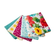 The Pioneer Woman 21" x 18" Breezy Blossoms Fat Quarter Cotton Precut Bundle Multi-color, 6 Pieces