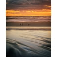 thumbnail image 2 of Jaynes Gallery 20x24 White Modern Wood Framed Museum Art Print Titled - USA-New Jersey-Cape May National Seashore Cloudy sunset on seashore, 2 of 4