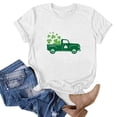 thumbnail image 2 of QIPOPIQ T-Shirts à Manches Courtes pour Femmes à Col Rond T-Shirts de la Saint-Patrick Hauts T-Shirt Shamrock T-Shirt Vert Tunique St Patricks Day T-Shirts Tee T-Shirt T-Shirts de Noël des Fêtes T-Shirts Graphiques Aubaines, 2 of 4