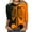 QR1-Orange, variant on VKOYWKM Women Halloween Tops 3/4 Sleeve Funny Skeleton Graphic Tees Fall Crew Neck Loose Fit Theme Halloween T-Shirts