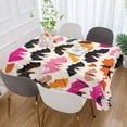 thumbnail image 5 of 54x72 Inch Tablecloth Polyester Square Tablecloth for Home Kitchen Dinner Decor Pink and Orange Bats, 5 of 9