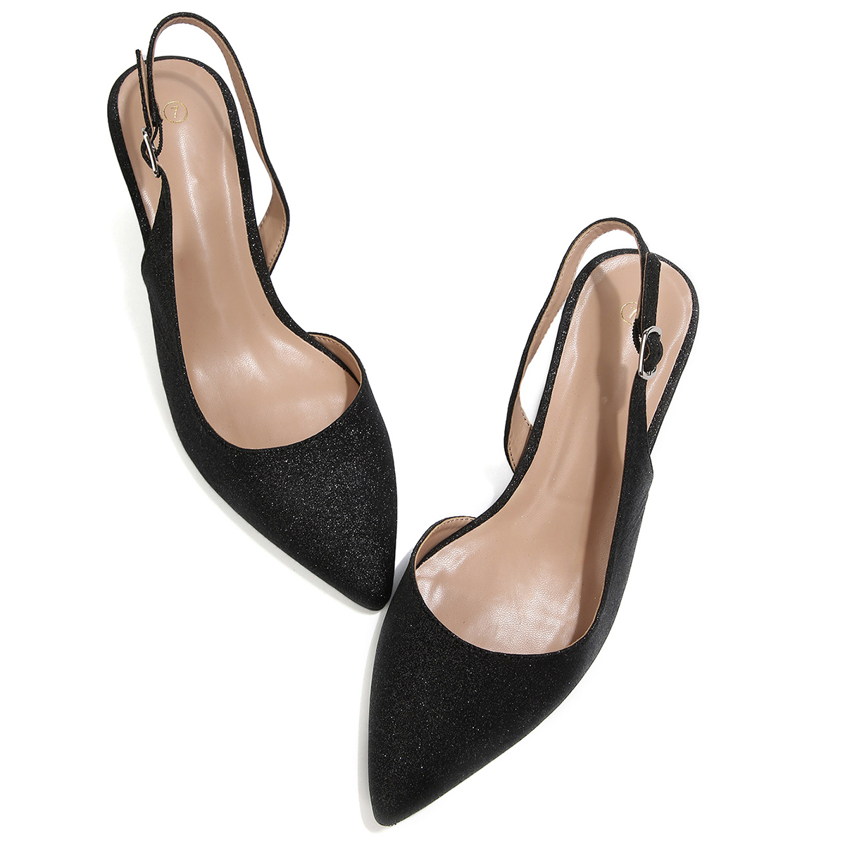 Bocca Women's Kitten Heel Pumps With Glitter photo 7