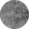 thumbnail image 1 of Ahgly Company Indoor Round Oriental Gray Industrial Area Rugs, 7' Round, 1 of 4