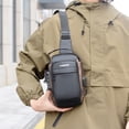 thumbnail image 5 of Motorcycle Bag Password Theft Chest Bag Men's Shoulder Bag Large Capacity Casual Men' Multifunctional Crossbody Bag, 5 of 5