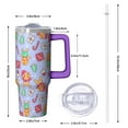 thumbnail image 2 of 30 Oz Merry Christmas Tree Tumbler With Handle, Coffee Travel Cup, Winter Holiday Gift, 2 of 5
