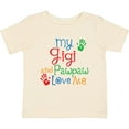 thumbnail image 3 of Inktastic My Gigi and Pawpaw Love Me Boys or Girls Baby T-Shirt, 3 of 5
