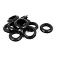 thumbnail image 1 of Unique Bargains 30mm Inner Dia Double Sides Rubber Wire Grommets Gasket Ring Cable Black 10 PCS, 1 of 1