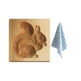 thumbnail image 3 of DAMAI DIY Wooden Cute Cookie Mold, 3D Carved Wooden Cracke Cutter Embossing Molds, Wood Biscuit Molds Stamps for Baking Halloween Thanksgiving Christmas(Squirrel), 3 of 9
