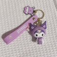 thumbnail image 3 of Llavero Kawaii Sanrio My Melody Kuromi Cinnamoroll pompón Purin colgante, lindo llavero Littletwinstars, juguetes, regalos para niñas, 3 of 5
