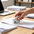 thumbnail image 5 of Effortless Portable Handheld Stapler | Manual Stapling Machine for Office & Home | Universal Fit for 24/6 & 26/6 Staples, 25 - Sheet Capacity, Durable Metal & Plastic Construction,White, 5 of 6