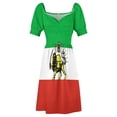 thumbnail image 4 of Flag of Persia / Iran (Pahlavi) Sleeveless Dress women's summer dress 2024 Women's evening dress, 4 of 6