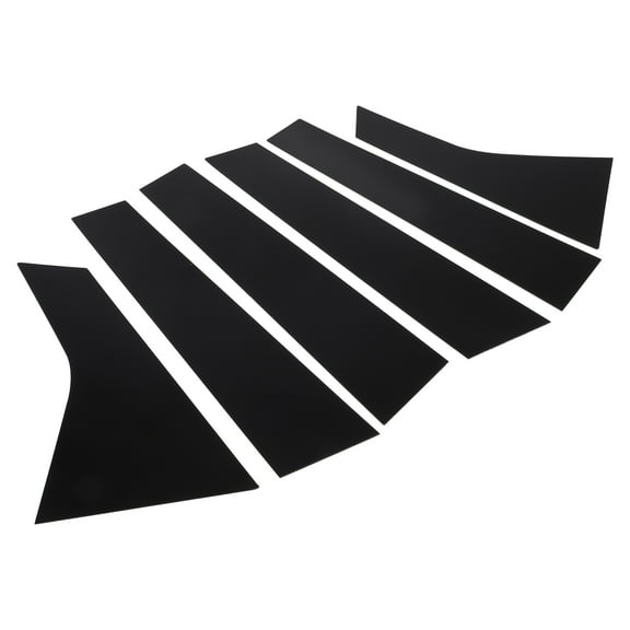 Unique Bargains 6 Pcs Door Pillar Window Trim for Honda Accord Sedan 2018-2022 Plastic Black