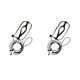 thumbnail image 3 of Greeniant Arnés para pájaros, correa de nailon, cuerda de entrenamiento, accesorios para exteriores, alambre elástico de larga duración, Negro 2piezas, 3 of 6