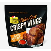 Foster Farms Fully Cooked Classic Buffalo Take Out Crispy Wings - Frozen, 16oz (1 lb) Bag
