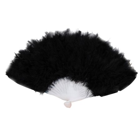 

Feather Fan Foldable Handheld Festival Decoration Square Dance Retro Style Show Down Colorful Fan
