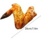 thumbnail image 3 of Juguete de peluche de pata de pollo de imitación de 20 cm, cojín de almohada frito con forma de baqueta de ala de pollo, almohada suave para decoración del hogar, regalo de cumpleaños, 3 of 6