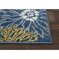 thumbnail image 4 of Nourison Passion Floral Blue 2'2" x 7'6" Area Rug, (2x8), 4 of 6