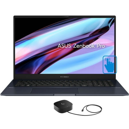 ASUS Zenbook Pro 17 Gaming/Business Laptop (AMD Ryzen 7 6800H 8-Core, 17.3in 165Hz Touch 2K Quad HD (2560x1440), NVIDIA GeForce RTX 3050, Win 11 Home) with G5 Essential Dock
