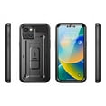 thumbnail image 4 of SupCase Unicorn Beetle Pro - Protective case for cell phone - rugged - polycarbonate, thermoplastic polyurethane (TPU) - black - for Apple iPhone 14, 4 of 11