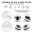 thumbnail image 4 of Uxcell Reflective Tape, Self-Adhesive Trailer Reflector Tape Warning Safety Sticker High Visibility Night Reflector White 6 Inch x 16 Feet, 4 of 6